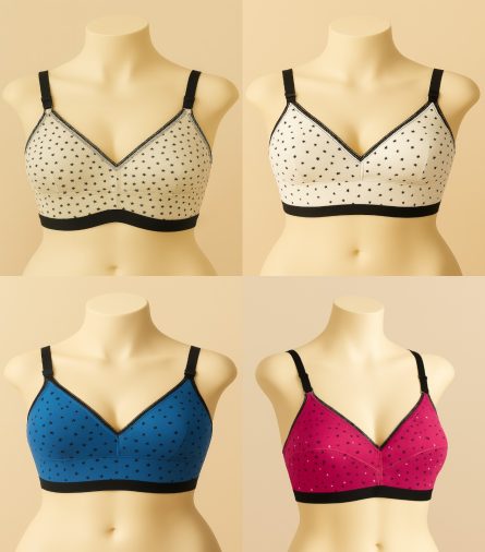 All size bra - jersey bra - cotton bra - regular bra - blouse bra - all size bra for girls and women - easy to wear - comfortable summer bra for daily use Adjustable Straps - Image 2
