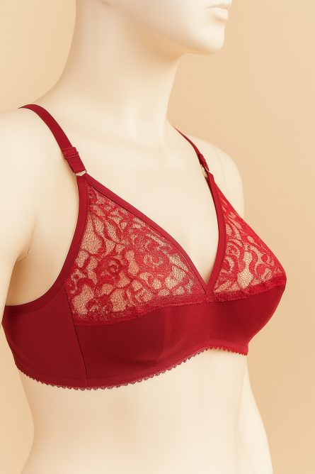 Stylish Non Padded & Non Wired Full Cover And Net Transparent Summer Bra, Bra For Girls And Bra For Women, Comfortable Home Clothes - Image 2