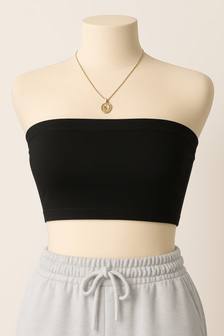 Women's Strapless Non Padded Bra Free Size . Bra Top Strapless Seamless Bralette , White Sports Bra Strapless Non Padded - Image 3