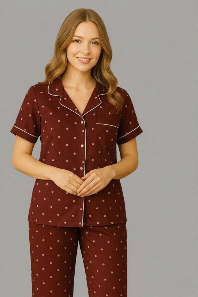 Printed Night Suit
